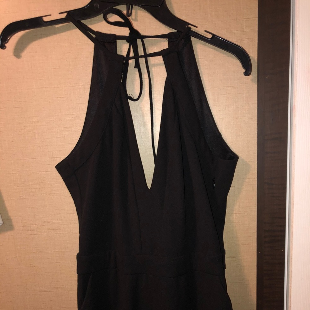 Black pantsuit